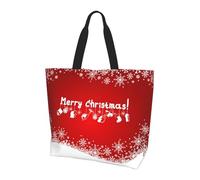 HLBSDM Borsa della spesa di Natale Buon Natale, borsa della spesa Menoreoes, borsa a mano, borse di Gesù, borsa di Natale per cristiani