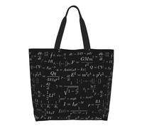 HLBSDM Borsa della spesa divertente per la matematica, borsa a tracolla per la matematica, borsa per la spesa per insegnanti, borsa tote in tela