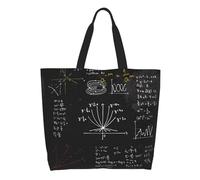 HLBSDM Borsa della spesa divertente per la matematica, borsa a tracolla per la matematica, borsa per la spesa per insegnanti, borsa tote in tela