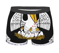 HLBSDM Boxer da Uomo con Bandiera dello Stato della Louisiana, Traspiranti ed Elasticizzati, Ideali per Lo Sport.