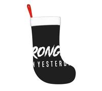 HLBSDM Calza della Befana da 17,7 pollici più resistente di ieri - Calza della Befana da Camino per Bodybuilding, Decorazioni Natalizie da Appendere al Camino per la Festa in Famiglia