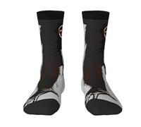 HLBSDM Calzini a compressione caldi e divertenti per adulti, con stampa di scimmietta nera Gibbon, modello carino, per donne e uomini, 1 paio