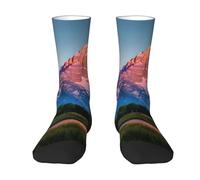 HLBSDM Calzini unisex con stampa del Parco Nazionale del Grand Teton, per adulti, in cotone traspirante, perfetti per lo sport quotidiano e i viaggi.