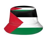 HLBSDM Cappello a Secchiello con Bandiera della Palestina, Ideale per L'Estate, i Viaggi, la Spiaggia, Il Sole, per Esterni, Unisex, da Donna e da Uomo.
