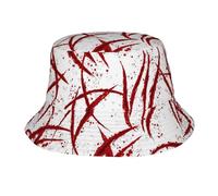 HLBSDM Cappello a Secchiello con Ragnatela a Forma di Zucca Rossa di Halloween, Pieghevole, Ideale per la Pesca, per Uomo e Donna, da Spiaggia, per L'Estate, per Escursioni all'aperto.