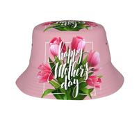 HLBSDM Cappello a Secchiello Ti Voglio Bene Mamma, Cappello da Sole Pieghevole, Cappello da Pesca per Uomo e Donna, Spiaggia, Estate, attività all'aperto, Escursionismo