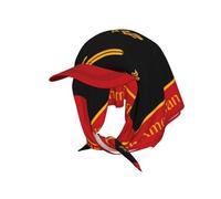 HLBSDM Cappello da baseball patriottico con bandana e visiera, con sciarpa incorporata, per uomo e donna, stile casual streetwear.