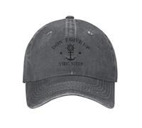 HLBSDM Cappello Don’t Give Up The Ship Vintage Washed Distressed Baseball cap per Uomo e Donna, Regolabile, in Cotone, Stile papà