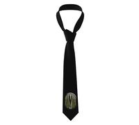 HLBSDM Cravatta da uomo slim fit con scritta 147th Field Brigade OCP - Perfetta per eventi formali e occasioni festive.