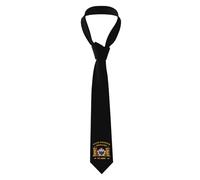 HLBSDM Cravatta da uomo slim fit con scritta 555th Engineer Brigade degli Stati Uniti, perfetta per eventi formali e occasioni festive.
