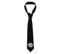 HLBSDM Cravatta da uomo slim fit, modello Novelty War Fredde Veteran 420th Engineer Brigade Veteran, perfetta per eventi formali e occasioni festive.