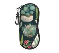 HLBSDM Custodia per occhiali da sole con motivo scimmia per uomo e donna, in neoprene morbido con clip da cintura.