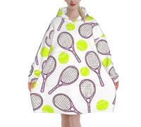 HLBSDM Felpe con cappuccio con motivo classico pied de poule per donne e uomini, coperte con cappuccio oversize indossabili per adulti, morbide e calde