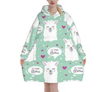 HLBSDM Felpe con cappuccio con motivo classico pied de poule per donne e uomini, coperte con cappuccio oversize indossabili per adulti, morbide e calde