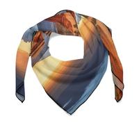 HLBSDM Foulard per la testa del Parco Nazionale degli Arches per donna, bandane quadrate, sciarpe per il collo per adulti, foulard leggeri per capelli, fasce per capelli per dormire, accessori moda