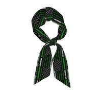 HLBSDM Foulard Sciarpa per la consapevolezza della depressione: nessuno combatte da solo, per capelli da donna, da collo in raso di seta da donna, fascia per capelli, da borsetta, bandana