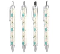 HLBSDM Iconica penna a sfera retrattile Atomic s, punta fine da 0,5 mm, penna a scatto resistente in policarbonato con clip per l'uso quotidiano.
