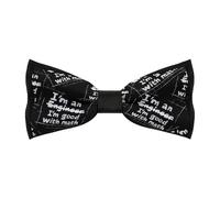 HLBSDM Ingegnere bravo con la matematica Papillon classici per uomo Papillon pre-annodati regolabili per occasioni formali, aziendali e matrimoni