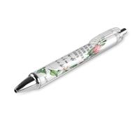 HLBSDM Isaia 43:1, Non temere perché ti ho redento, Penna a sfera retrattile con punta fine da 0,5 mm, resistente, con clip per PC, ideale per l'uso quotidiano.