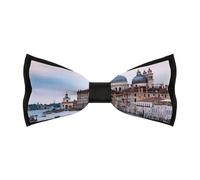 HLBSDM Italia Veneto Venezia Basilica Classici Papillon per Uomo Regolabili Pre-annodati Formali Business Matrimonio