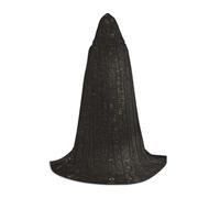 HLBSDM Mantello con cappuccio di Halloween con stampa di geroglifici egizi antichi, 130/150/170 cm, ideale per Carnevale, Carnevale, Cosplay e feste a tema.
