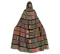 HLBSDM Mantello con cappuccio stampato per appassionati di matematica, geometria e calcolo, ideale per donne e uomini, perfetto per Halloween, feste e cosplay.
