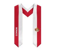 HLBSDM Monaco Cool Graduation Stole Shawl Sash For Study Aboard International Students