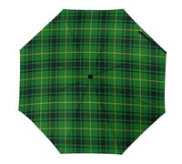 HLBSDM Ombrello a tre ante di grandi dimensioni con motivo tartan scozzese MacArthur Arthur Scottish Clan Guthrie, modello tartan scozzese, antipioggia e antisole