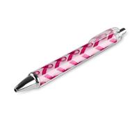 HLBSDM Penna a sfera per ufficio alla moda, punta fine da 0,5 mm, inchiostro nero, penna per scrittura, nastri per la sensibilizzazione sul cancro al seno, rosa, 1 pezzo