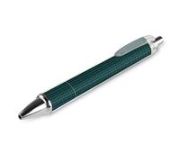 HLBSDM Penna a sfera retrattile Clan Morrison Tartan, punta fine da 0,5 mm, penna a scatto resistente in policarbonato con clip per uso quotidiano.