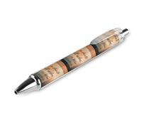 HLBSDM Penna a sfera retrattile con punta fine da 0,5 mm, resistente, con clip e scritta Healing Scriptures Bible Faith God Verses, ideale per l'uso quotidiano.