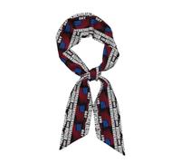 HLBSDM Sciarpa lunga e leggera da donna con bandiera americana per il Memorial Day, in ricordo e onore del patriottismo. Sciarpa versatile e alla moda per il collo, ideale per l'uso quotidiano.
