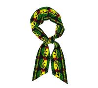 HLBSDM Sciarpa lunga e leggera da donna vintage Sao Tome and Principe King Skull, sciarpa versatile e alla moda per l'uso quotidiano.