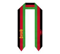 HLBSDM Sciarpe, scialli e fasce per la laurea con la bandiera del Malawi, classe 2025, per studenti, stagione delle lauree.
