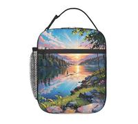 HLBSDM Silenziosa come una canzone, borsa termica riutilizzabile, carina e a prova di perdite - Ideale per donne e uomini al lavoro, in ufficio, in viaggio o per un picnic.