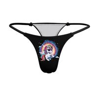 HLBSDM Slip Perizoma da Donna con Stampa Eclissi Solare e Mais Unico, Modello T-Back, Sexy e provocante.