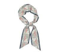 HLBSDM Sopravvissuta libera dal cancro, ho sconfitto il cancro. Sciarpa lunga, leggera e sottile per donna, sciarpa da collo versatile e alla moda per l'uso quotidiano.