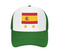 HLBSDM Spagna 2026 2 Star Trucker Hat Español Football Spanish Supporter Fan Mesh cap