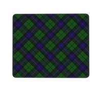 HLBSDM Tappetino per mouse Armstrong Tartan blu e verde, morbido e bello, con bordo di bloccaggio in gomma, 8,3 x 10,3 pollici