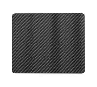 HLBSDM Tappetino per mouse in fibra di carbonio, morbido e bello, con bordo di bloccaggio in gomma, 8,3 x 10,3 pollici