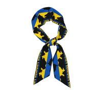HLBSDM Ucraina Mappa Ucraina Sciarpa per capelli da donna Sciarpa da collo in raso di seta da donna Fascia per capelli Fascia per capelli Sciarpa da borsetta per borse Bandana di seta leggera ed el