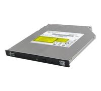Hitachi-LG GUD1N Internal DVD Drive, Slim 9.5 mm DVD Player/Writer for Laptop/Desktop PC, Windows 10 Compatible, 8x Read/Write Speed - Black