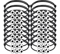 HLenyoy 20Pezzi Calcio Charm Braccialetti di Amicizia per Bambini Ragazzi Uomini Braccialetti Regolabili Ispiratore Partito Calcio Bomboniere Sacchetto Regalo Riempitivi
