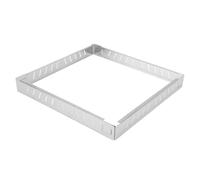 HLGDSWO Parabrezza for Stufa Pieghevole in Acciaio Inossidabile in 4 Pezzi, paravento Staccabile a 40 Fori for fornello da Campo