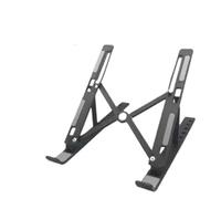 HLGDSWO Supporto for tablet pieghevole, supporto da tavolo portatile con angolo di visione regolabile(Black)