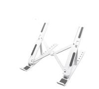 HLGDSWO Supporto for tablet pieghevole, supporto da tavolo portatile con angolo di visione regolabile(White)