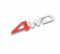 HLGFS Auto Emblem Adesivi per Ford Kuga,3D Metallo Distintivo Sticker Badge Lettere Stemma Logo Decal Auto Carrozzeria Styling Accessori,4WD 3