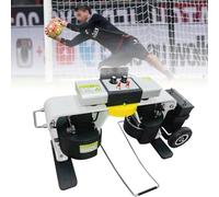 HLGKBY Allenatore di tiro a Calcio, Macchina del Lancio del Servizio di Calcio Automatico, Attrezzatura per Le Prove di Lancio di Allenamento, Tempo di Batteria 3H, Adatto per Dimensioni 4/5 Sfere, A