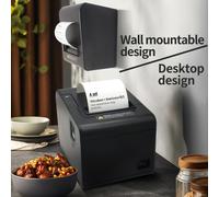 HLH-M804L Stampante termica 80mm USB + WIFI 230mm/s ricevute ticket barcode
