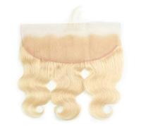 HLH-wig Durevole Pizzo Lungo Corpo Onda del Corpo del Merletto 16 Pollici di Pizzo Frontale dei Capelli Brasiliani con Chiusura Orecchio Orecchio, 13 x 4 Parte Libera Capelli Umani Confortevole